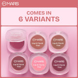MARS Lip & Cheek Tint for Bold Pop Color (2.8 gm) (06-Dark Fuschia - Be The Change) | Demi Matte Finish | Dual Function | Buildable High Pigmentation | Long-Lasting Color | Weightless Wear