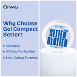 MARS Setter and Blotter Gel Compact for Poreless Effect ( 5gm) with Applicator | Oil Control | Mattifying Formula | Long-Lasting | Shine Free Matte Finish | Flawless Skin