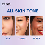 MARS Setter and Blotter Gel Compact for Poreless Effect ( 5gm) with Applicator | Oil Control | Mattifying Formula | Long-Lasting | Shine Free Matte Finish | Flawless Skin