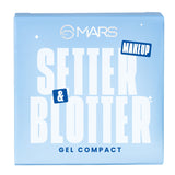 MARS Setter and Blotter Gel Compact for Poreless Effect ( 5gm) with Applicator | Oil Control | Mattifying Formula | Long-Lasting | Shine Free Matte Finish | Flawless Skin
