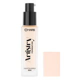 MARS Artistry Liquid Matte Foundation for Radiant Finish (30ml) (01-WARM VANILLA) | Skincare Ingredients | Medium to High Coverage | Moisturizing | Long-Lasting & Lightweight Formula
