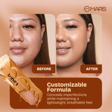 MARS Artistry Liquid Matte Foundation for Radiant Finish (30ml) (12-RICH COCOA) | Skincare Ingredients | Medium to High Coverage | Moisturizing | Long-Lasting & Lightweight Formula