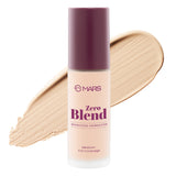 MARS Zero Blend Weightless Foundation for Makeup ( 30ml ) (01-WHIPPED CREAM) | Lightweight & Long-Lasting | Matte Finish | Buildable Coverage | Sweat-Proof | Hydrating Formula