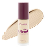 MARS Zero Blend Weightless Foundation for Makeup ( 30ml ) (02-SHELL COCONUT) | Lightweight & Long-Lasting | Matte Finish | Buildable Coverage | Sweat-Proof | Hydrating Formula