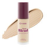 MARS Zero Blend Weightless Foundation for Makeup ( 30ml ) (03-CASHEW DELIGHT) | Lightweight & Long-Lasting | Matte Finish | Buildable Coverage | Sweat-Proof | Hydrating Formula