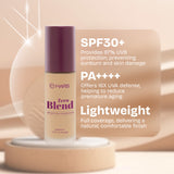 MARS Zero Blend Weightless Foundation for Makeup ( 30ml ) (03-CASHEW DELIGHT) | Lightweight & Long-Lasting | Matte Finish | Buildable Coverage | Sweat-Proof | Hydrating Formula
