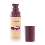 MARS Zero Blend Weightless Foundation for Makeup ( 30ml ) (05-BISCOTTI BLISS) | Lightweight & Long-Lasting | Matte Finish | Buildable Coverage | Sweat-Proof | Hydrating Formula