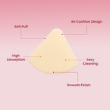 JAQULINE USA Air Cushion Puff pk of 2