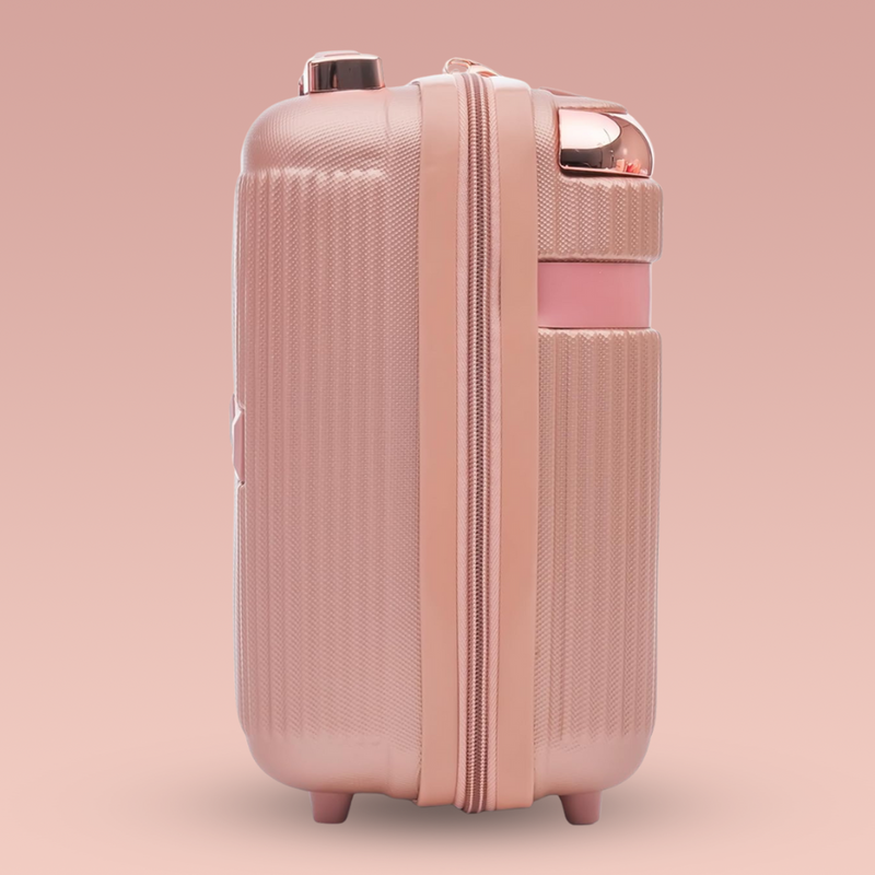 Jaquline USA Rose Gold Mini Luggage
