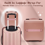 Jaquline USA Rose Gold Mini Luggage