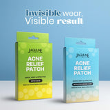 JAQULINE USA Acne Relief Patches with Cica | Hydrocolloid Pimple Patches | Soothing Spot Treatment | Absorbs Acne Secretion | For All Skin Types | 36 Patches