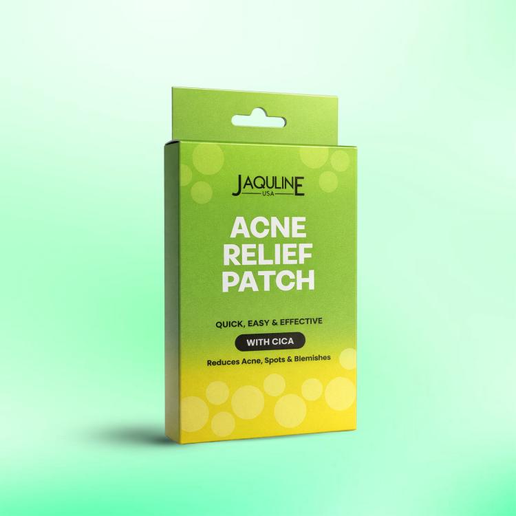 JAQULINE USA Acne Relief Patches with Cica | Hydrocolloid Pimple Patches | Soothing Spot Treatment | Absorbs Acne Secretion | For All Skin Types | 36 Patches