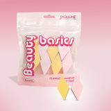 JAQULINE USA Makeup Sponge Rhombus Shape Foundation Blender Set Soft Latex Free Multi Use Beauty Sponges for Liquid Cream Powder Flawless Finish Reusable Pack of 8