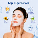 Jaquline USA Blue Bio-Collagen Face Mask with Ceramide & Peptides - 35 g