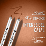 Jaquline USA Pro Stroke Intense Gel Kajal Super Brown 1.2 g, Smudge Proof, Long Lasting, Waterproof, Enriched with Vitamin E