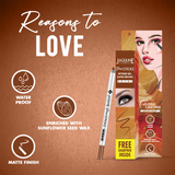 Jaquline USA Pro Stroke Intense Gel Kajal Super Brown 1.2 g, Smudge Proof, Long Lasting, Waterproof, Enriched with Vitamin E