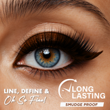 Jaquline USA Pro Stroke Intense Gel Kajal Super Brown 1.2 g, Smudge Proof, Long Lasting, Waterproof, Enriched with Vitamin E