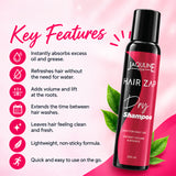 Jaquline USA Hair Zap Hair Dry Shampoo - 200 ml