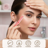 JAQULINE USA Eyebrow Razor for Women, Facial Hair & Peach Fuzz Remover, Pack of 3