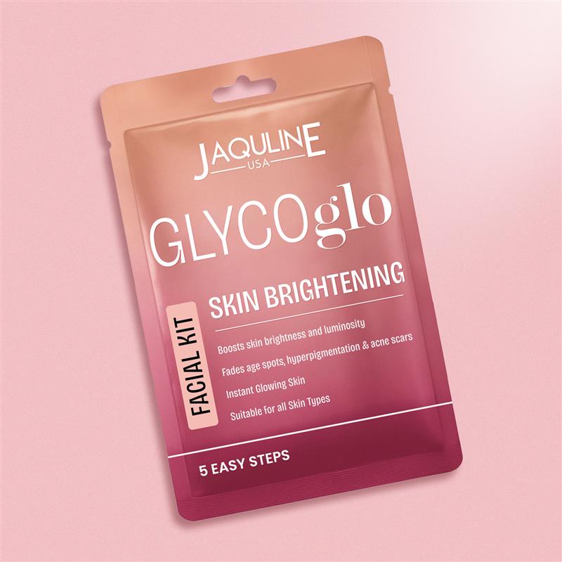 Jaquline USA Radiance GLO Glycolic Facial KIT With Aloe vera Extract & Glycerine to Improves Skin Texture | Suitable for all skin types