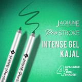Jaquline USA Pro Stroke Intense Gel Kajal Jade Green 1.2 g, Smudge Proof, long Lasting, Waterproof, Enriched with Vitamin E
