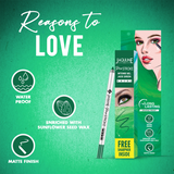 Jaquline USA Pro Stroke Intense Gel Kajal Jade Green 1.2 g, Smudge Proof, long Lasting, Waterproof, Enriched with Vitamin E