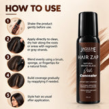 Jaquline USA Hair Zap Hair Root Concealer Black - 100 ml
