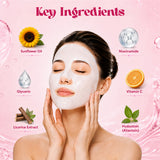 Jaquline USA Pink Bio-Collagen Face Mask with Vitamin C & Hyaluronic Acid - 35 g