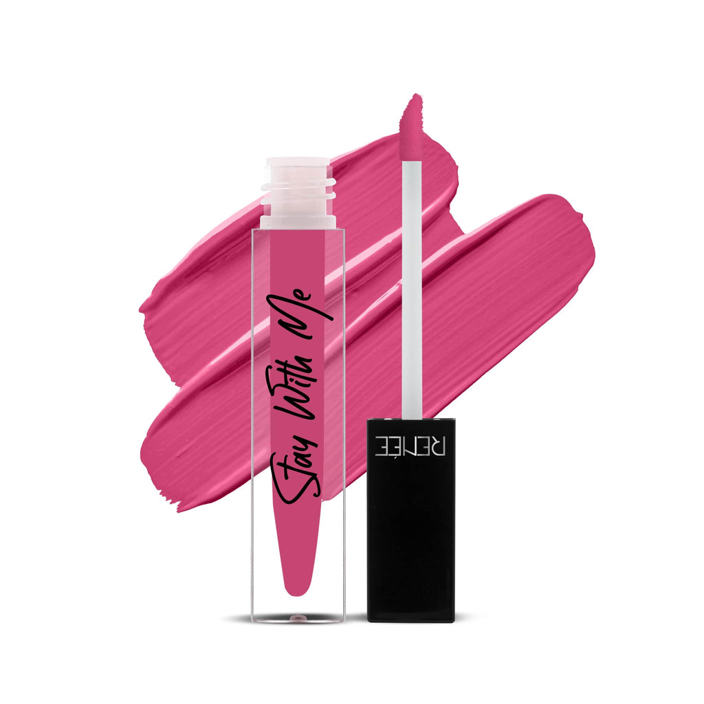 RENEE Stay With Me Matte Lip Color - Hots For Pink, 5ml