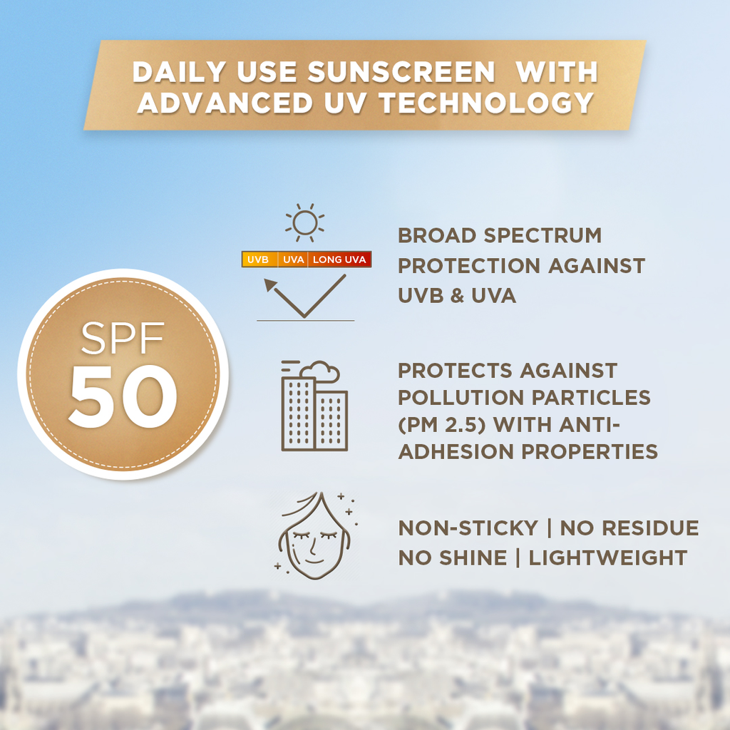 L’Oréal Paris UV Defender Serum Protector Sunscreen SPF 50 PA+++, Matte & Fresh, 50 ml | Lightweight Matte Sunscreen For Oily Skin | UVA & UVB Protection, 50 ml