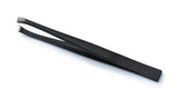 Basicare Stainless Steel Matt Black Precision Ground Slant Tip Tweezer For Women And Men.Tweezer For Ingrown Hair, Plucking Daily Beauty Tool.