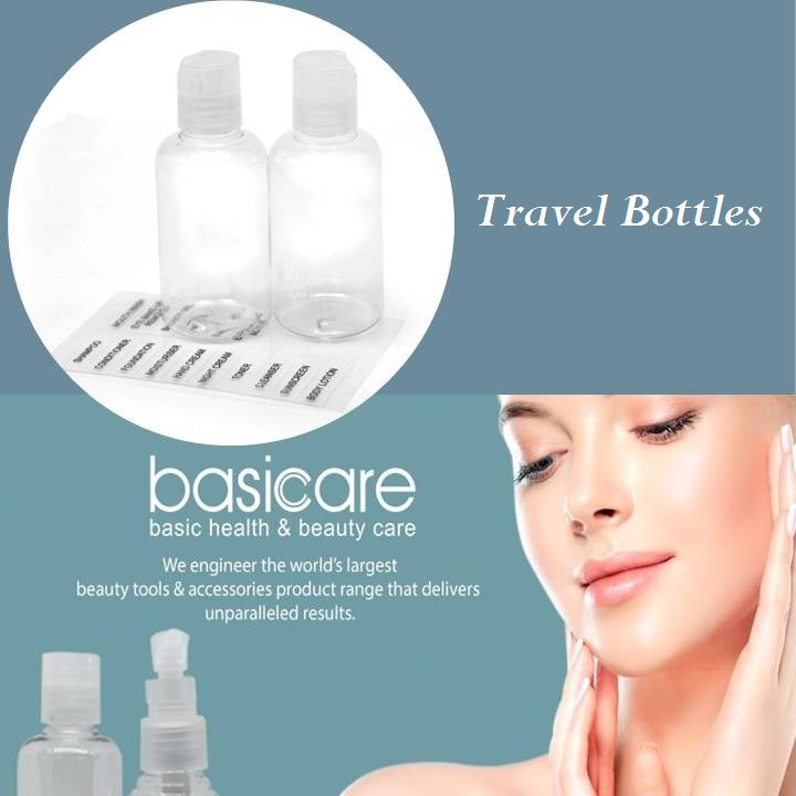 Basicare Cosmetic Travel Bottles
