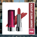 Maybelline New York Color Sensational Creamy Matte Lipstick, 807 Dried Rose, 3.9g