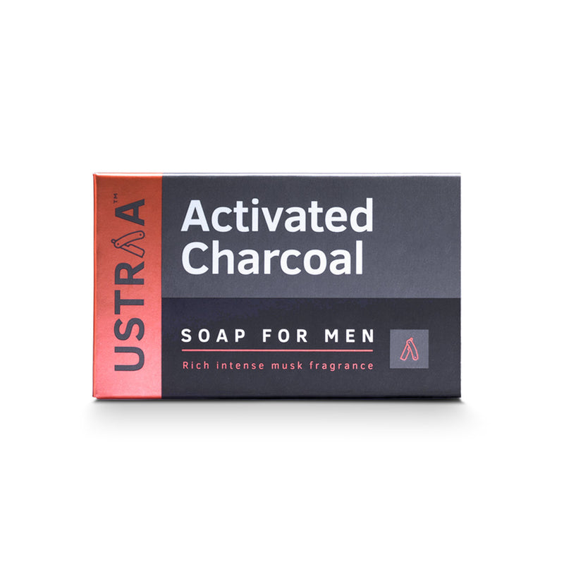Ustraa Soap-Activated Charcoal - 100g