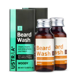 Ustraa Beard Wash Woody - 60ml