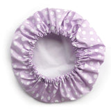 Basicare Purple Shower Cap With White Dots