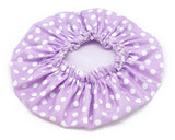 Basicare Purple Shower Cap With White Dots