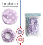 Basicare Purple Shower Cap With White Dots