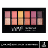 Lakmé Absolute Spotlight Eye Shadow Palette, Sundowner, 12 g