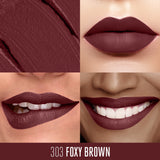 Lakme Absolute Plush Matte Lip Crayon 303 Foxy Brown, 2.8 g