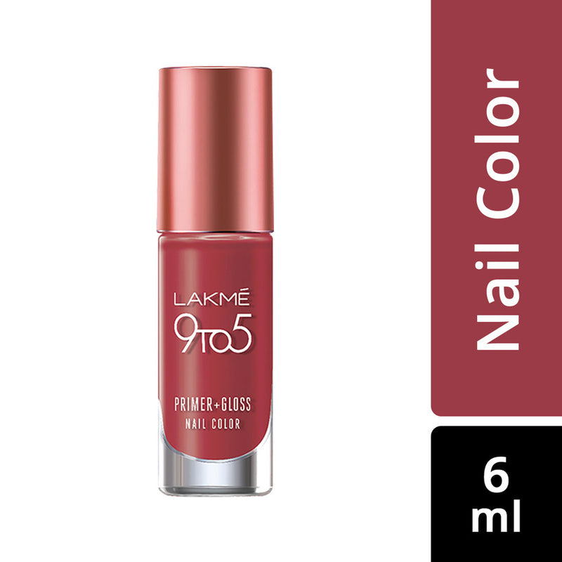 9 to 5 Primer + Gloss Nail Color Ruby Rush 6ml