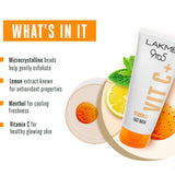 Lakme 9To5 Vitamin C Facewash With Microcrystalline Beads For Refreshed & Glowing Skin 100 g