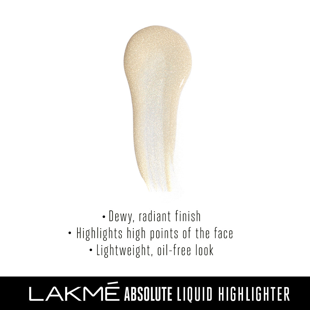 Lakmé Absolute Liquid Highlighter, Ivory, 25 g