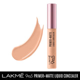 Lakme 9to5 Primer? Liquid Concealer 10 Ivory, 5.4 ml