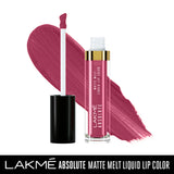 Lakmé Absolute Matte Melt Liquid Lip Color, Rose Love, 6 ml