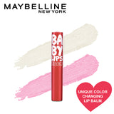 Maybelline New York Baby Lips Color Changing Lip Balm, Peach Bloom
