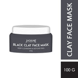 Jaquline USA BLACK CLAY FACE MASK 100GM