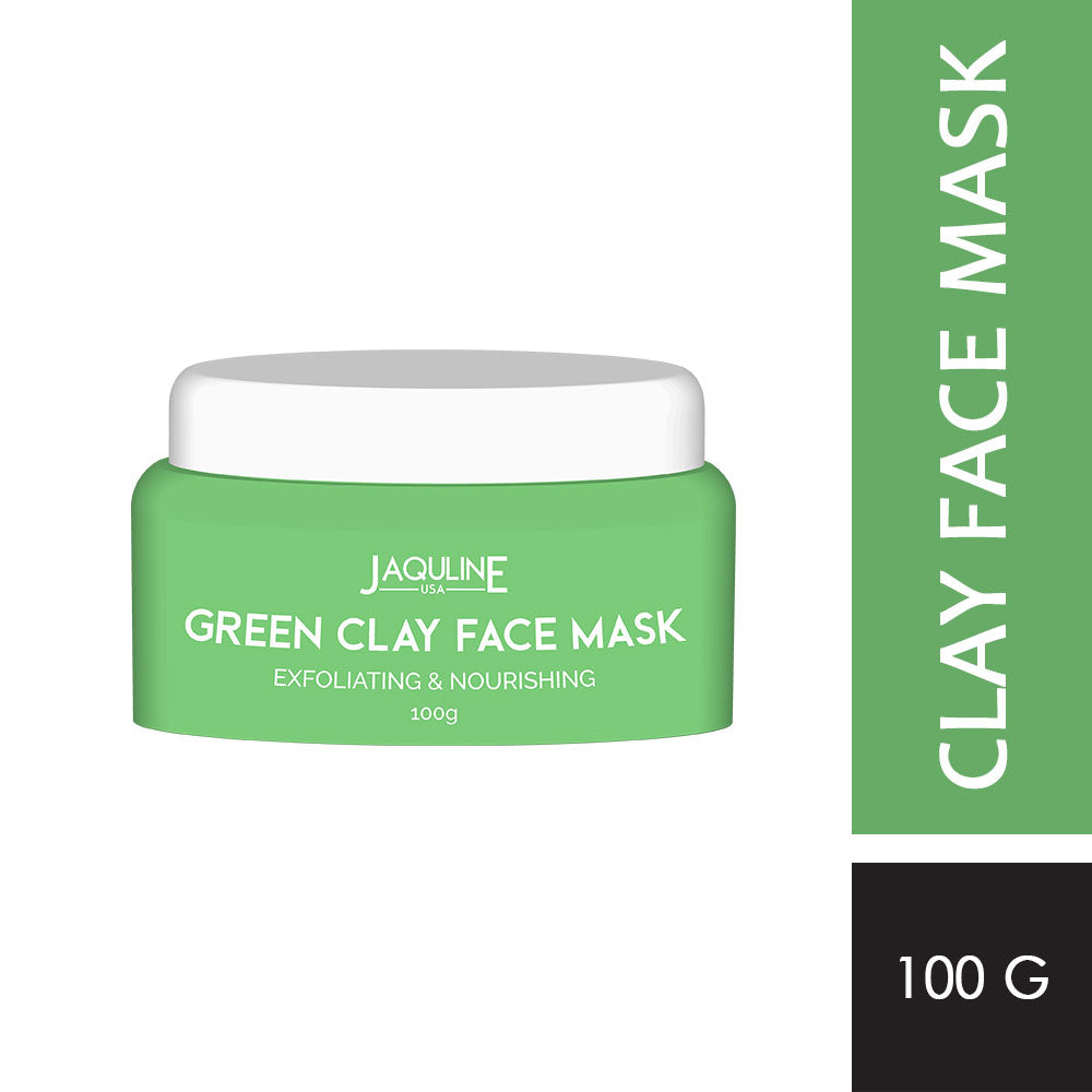 Jaquline USA GREEN CLAY FACE MASK 100GM