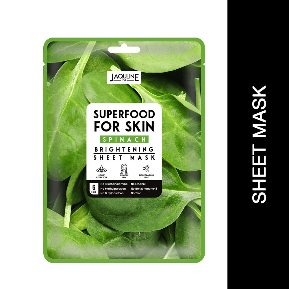 Jaquline USA Superfood Sheet Mask: Spinach