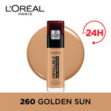 L'Oreal Paris Infallible 24H Fresh Wear Foundation, 260 Golden Sun